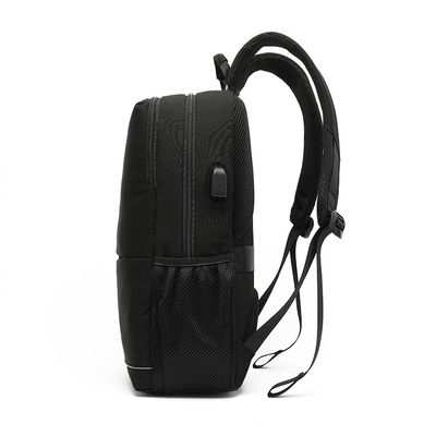 Mochila portátil de viaje delgada y duradera, mochila de negocios con puerto de carga USB