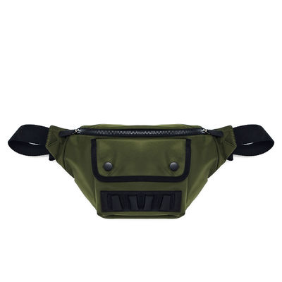 Color verde Fanny Hip Pack, Bolso de cintura de nylon Fanny Ligero