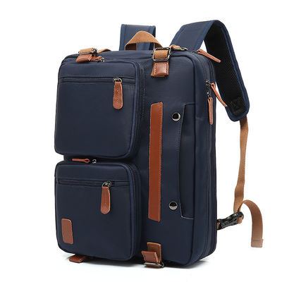 Mochila de viaje gris 3 en 1 con revestimiento de poliéster 210D