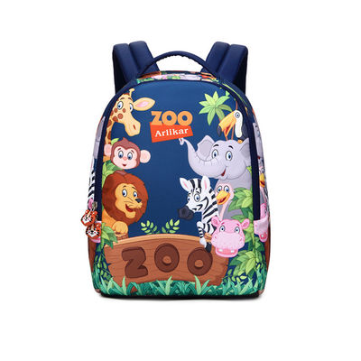 Bolsa de mochila azul para niños con impresión Arlikar