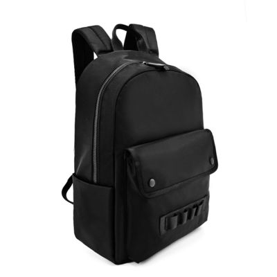 Unisexo Mochila de nylon suave y ligera Color negro OEM