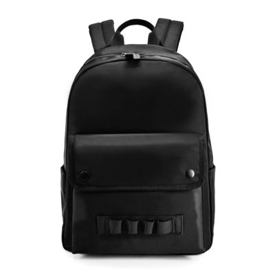 Unisexo Mochila de nylon suave y ligera Color negro OEM