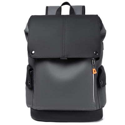 Mochila portátil de negocios impermeable personalizada con material de poliéster inverso