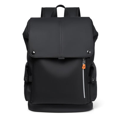 Mochila portátil de negocios impermeable personalizada con material de poliéster inverso