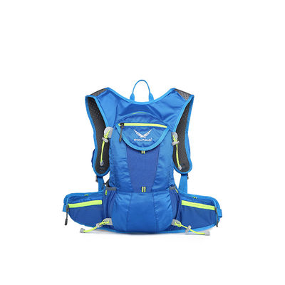 Mochila de bicicleta ligera y transpirable, a prueba de agua con 6 bolsillos