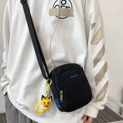 Bolsas personalizadas de hombro negro con revestimiento de tela ajustable