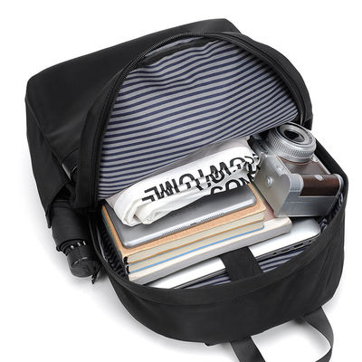 Unisex Estudiantes Bolsa Mochila Cerradura con cremallera Color gris Resistente al agua