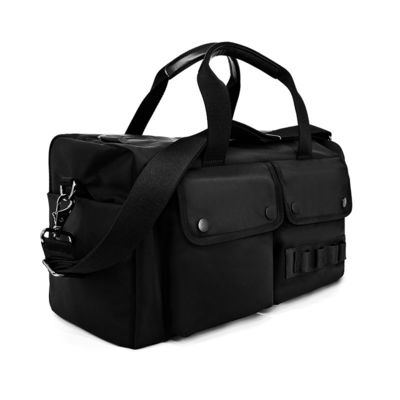 Bolso de bolsillo de nylon negro personalizado resistente al agua polivalente