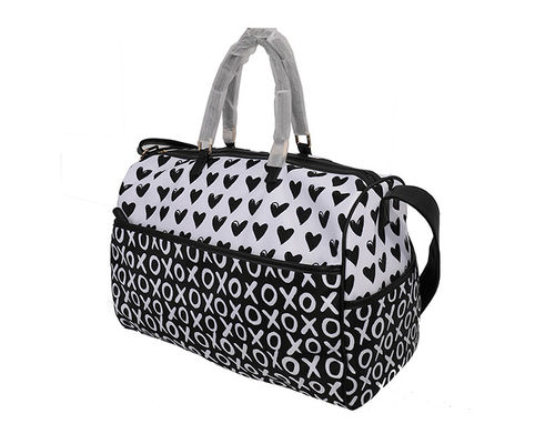 Bolso deportivo de nylon de uso pesado, bolso de mano de lujo exterior con revestimiento de poliéster