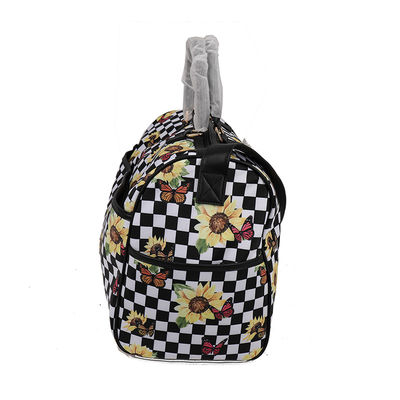 Bolsa de bolso de nylon de forma ovalada resistente al agua con 3 bolsillos
