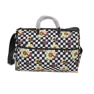 Bolsa de bolso de nylon de forma ovalada resistente al agua con 3 bolsillos