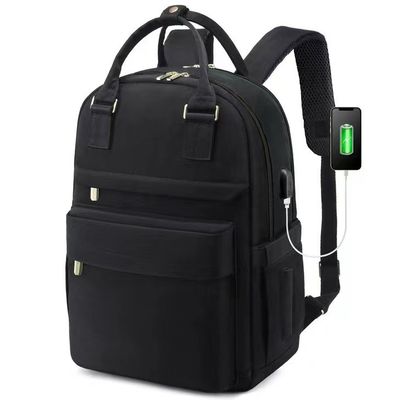 Mochila de diseño transpirable Bolso escolar Material de nylon con cinturón ODM