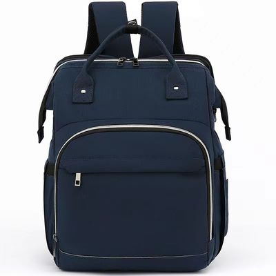 Mochila portátil personalizada con doble mango de cierre de cremallera