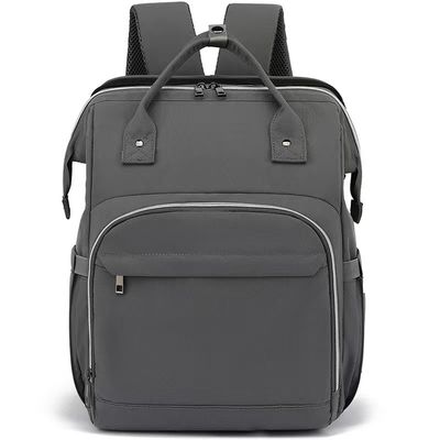 Mochila portátil personalizada con doble mango de cierre de cremallera