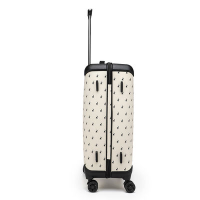 Automóvil de equipaje del aeropuerto OEM con color negro de plástico 8 ruedas PU PP