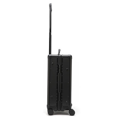 Unisex CFRP equipaje de viaje carruaje giratorio maleta de aluminio conjunto