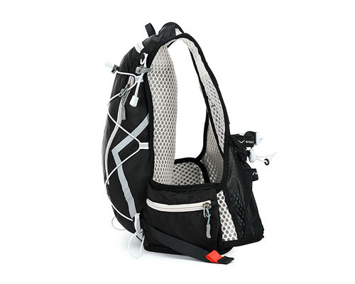 Bolsa ligera de excursión Negro Bolsa de campamento Bolsa deportiva de ciclismo con cinturón ajustable