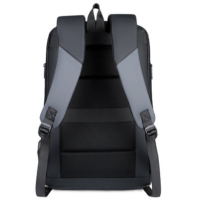 Sin logotipo de los productos listos Negro mochila portátil compleja y lujosa mochila