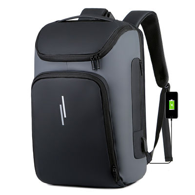 Sin logotipo de los productos listos Negro mochila portátil compleja y lujosa mochila