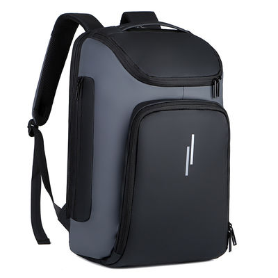 Sin logotipo de los productos listos Negro mochila portátil compleja y lujosa mochila