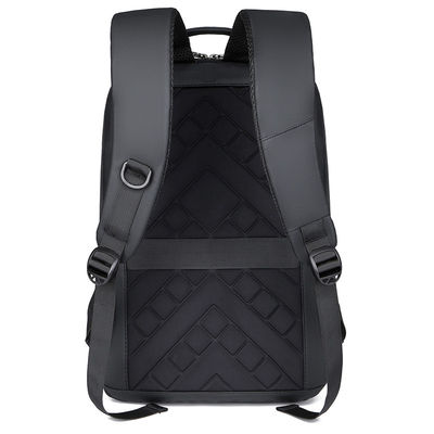 15.6 pulgadas negro sin logotipo mochila portátil única EVA acolchado de vuelta