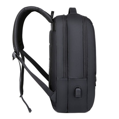 15.6&quot;Tejido impermeable Negro Mochila portátil Bolsa lista Logotipo de servicio