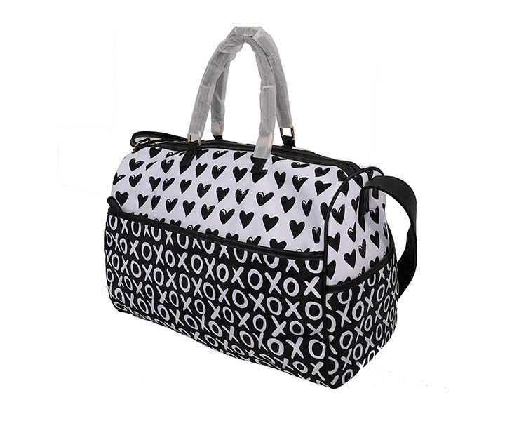 Bolso deportivo de nylon de uso pesado, bolso de mano de lujo exterior con revestimiento de poliéster