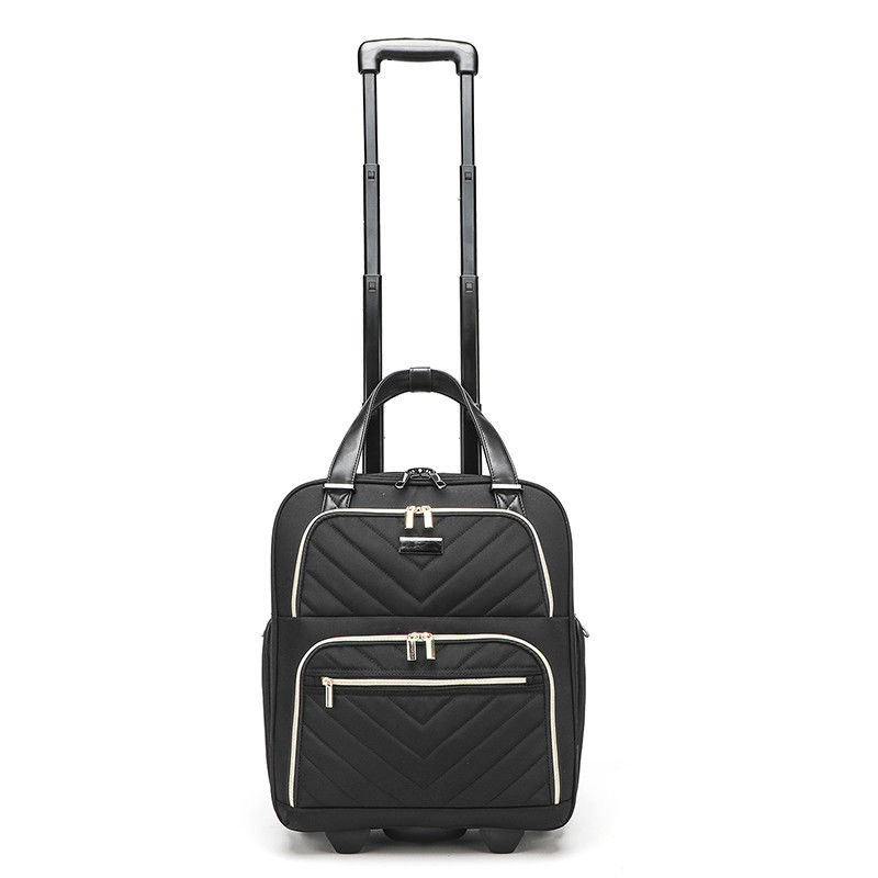 19 pulgadas Carry On Bajo el asiento maleta multifuncional para hombres carruaje de equipaje